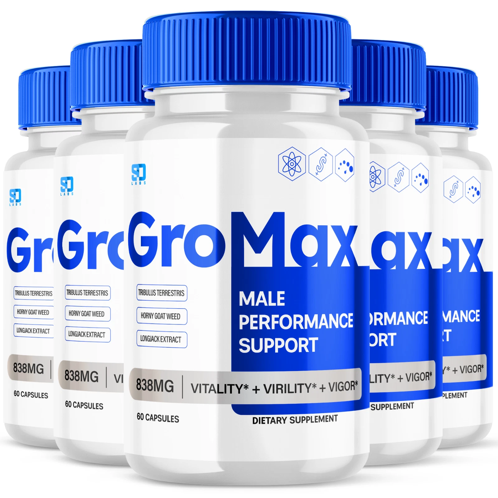 Gromax Capsule- Enhance Endurance and Energy for Men (5 Pack)