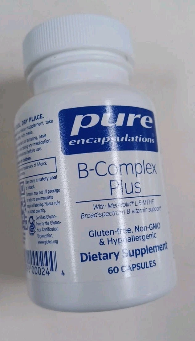 Pure Encapsulations B-Complex Plus -- 60 Capsules