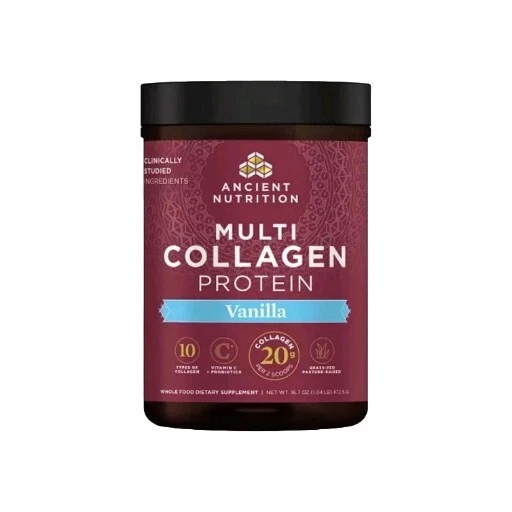 Ancient Nutrition Multi Collagen Protein Vanilla - 45 Servings