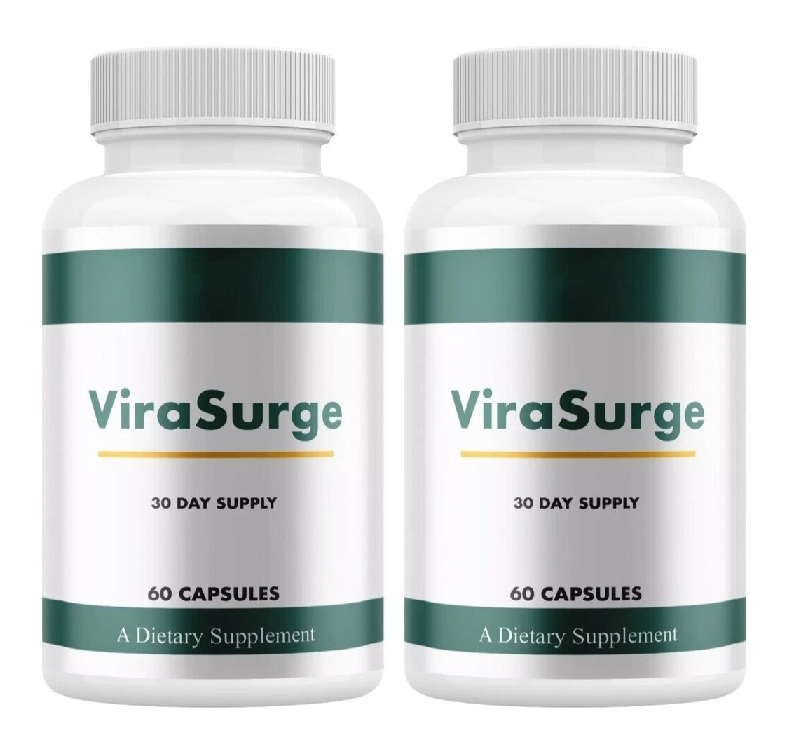 (2 Pack) ViraSurge Advanced Performance, ViraSurge Max Strength (120 Capsules)