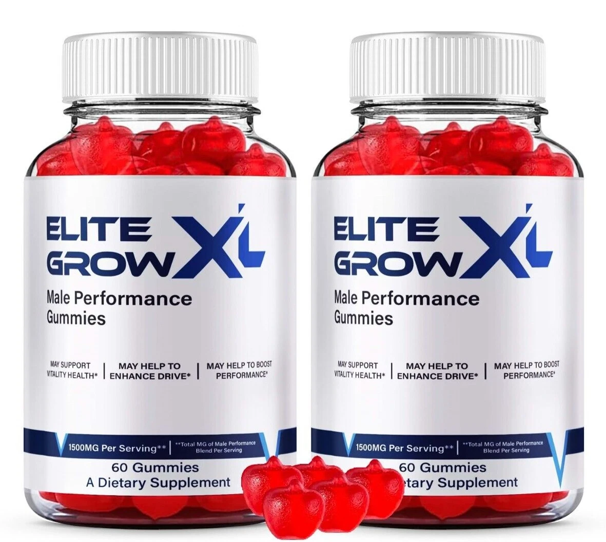 (2 Pack) Elite Grow XL Gummies for Men – EliteGrow XL Male Gummies All-Natural