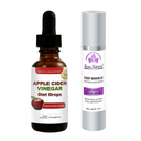 Apple Cider Vinegar Weight Loss Diet Drops & Anti-Aging Cream Facial Moisturizer