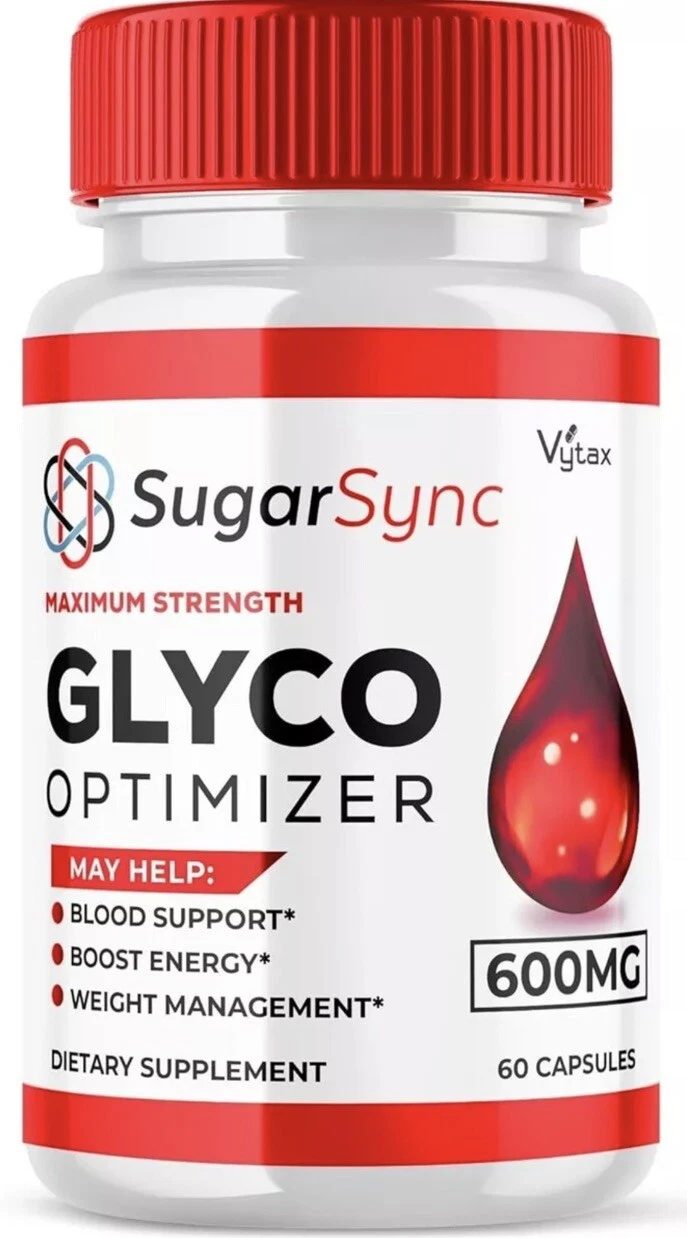 1/27 Sugar Sync Glyco Optimizer Maximum Strength Glycogen Supplement 60 Capsules