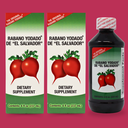 Rabano Yodado de "El Salvador" Dietary Supplement with Vit B - 8 fl oz (2-Pack)