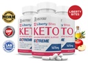 Liberty Bites Keto ACV Pills 1275 MG Stronger Than Gummies Keto Support 3 Bottle