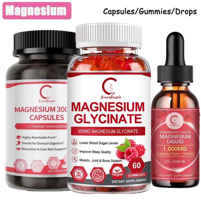 Magnesium Supplement Magnesium Glycinate for Muscle, Heart Bone and Nerve Health
