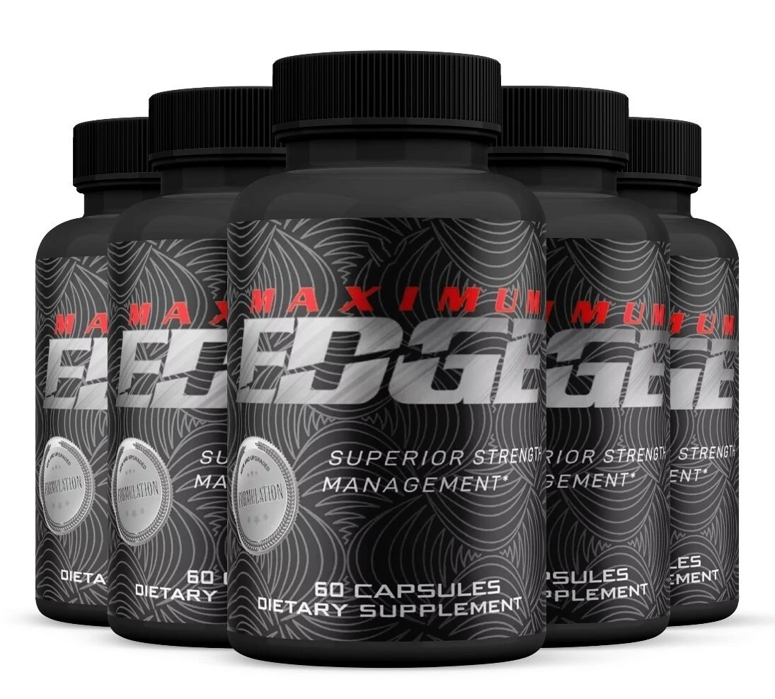 (5 Pack) Maximum Edge Pills, Maximum Edge Overall Health Support (300 Capsules)