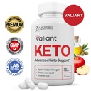 Valiant Keto ACV Pills 1275 MG Stronger Than Gummies Keto Support 1 Bottle