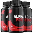 Alpha Edge Men Pills- Alpha Edge Male Vitality Support Supplement ORIGINAL-3Pack