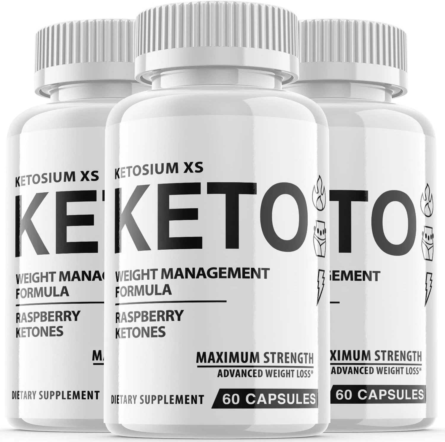 3 Pack-Ketosium XS Keto Diet Pills,Weight Loss,Fat Burner,Metabolism Supplement