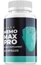 1- Memo Max Pro Nootropic Supplement - Brain Productivity Support - 60 Capsules