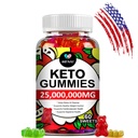 60Pcs Keto Gummies for Weight & Fat Loss, Strong Belly Fat Burner ACV Gummy US