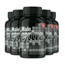 5-Pack Male Extra Performance Supplement, MaleExtra for Men - 300 Capsules