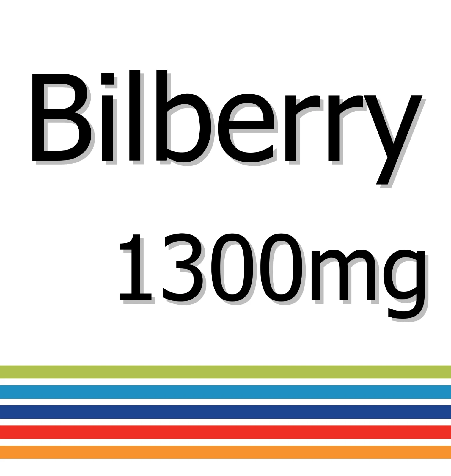 Bilberry 1300mg x 60 Tablets - Digestive Issues