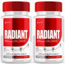 Radiant Advanced Formula Vitamin Natural Health & Wellness Supplement 120 Pills