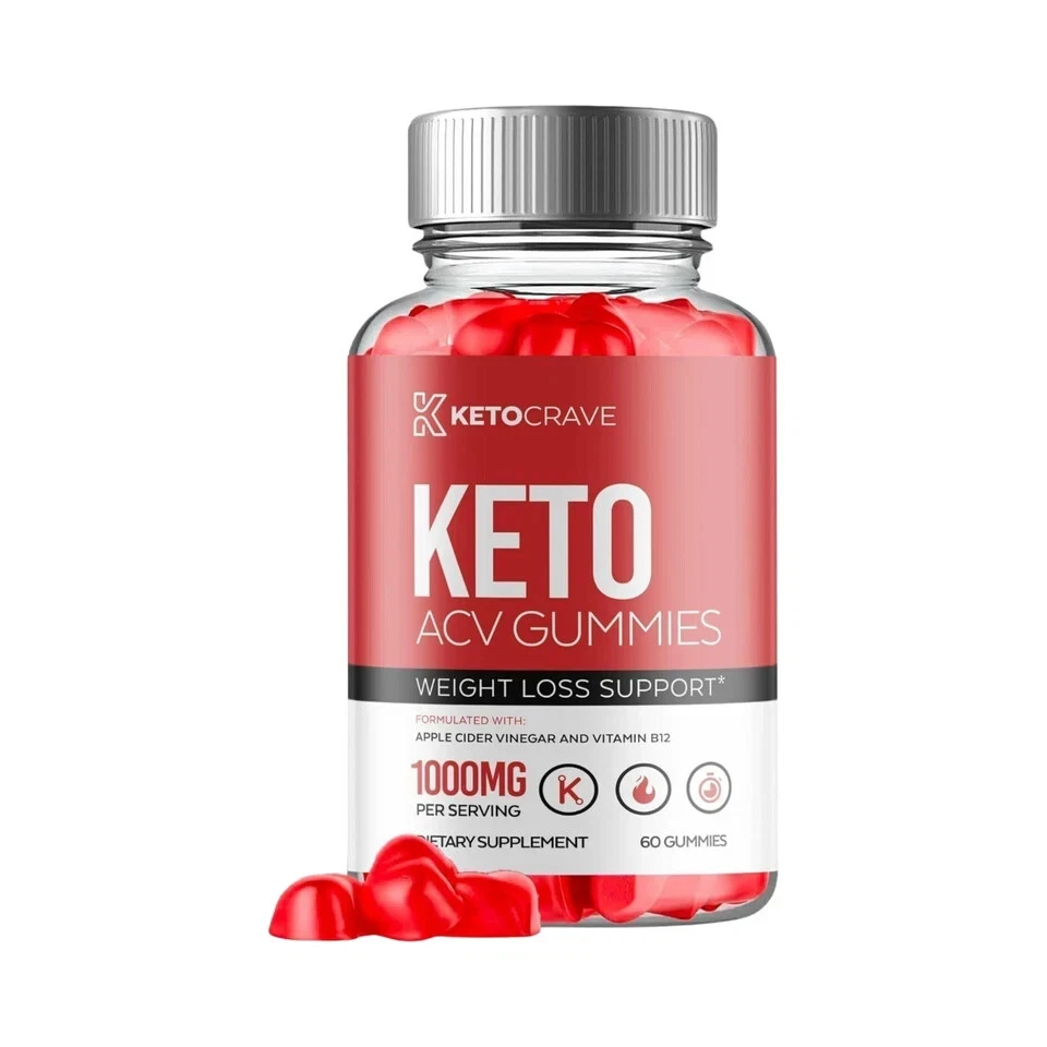 Keto Crave ACV gummies, KetoCrave Gummies Weight Loss (60 Gummies)