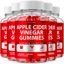Apple Cider Vinegar Gummies With ACV Mother (300 Gummies, 5 Bottles)