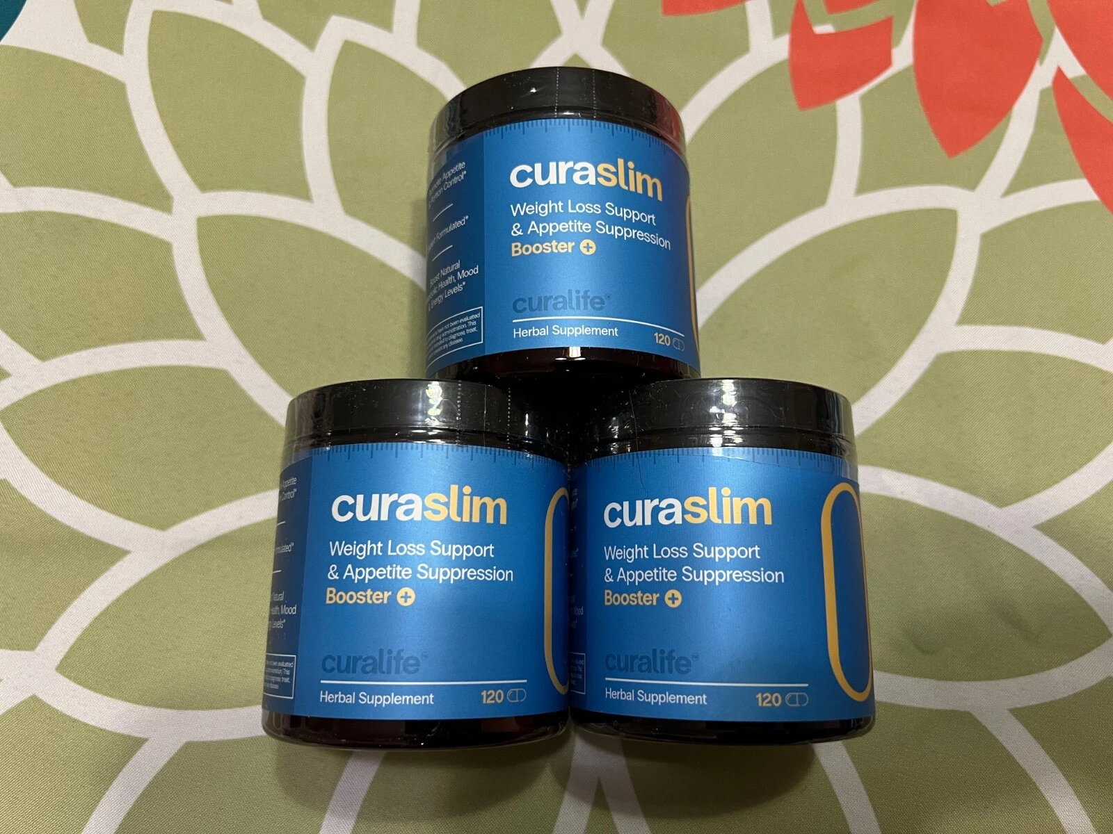 3x Curaslim Weight Loss Support & Appetite Suppres Booster, 360 Capsules BB 5/27