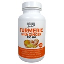 Turmeric with Ginger Pills 550mg 90 Capsules Wellness Garden Exp. 05/2027