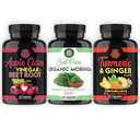 Apple Cider Vinegar w. Beet Root, Moringa, Turmeric Ginger Combo for Weight Loss