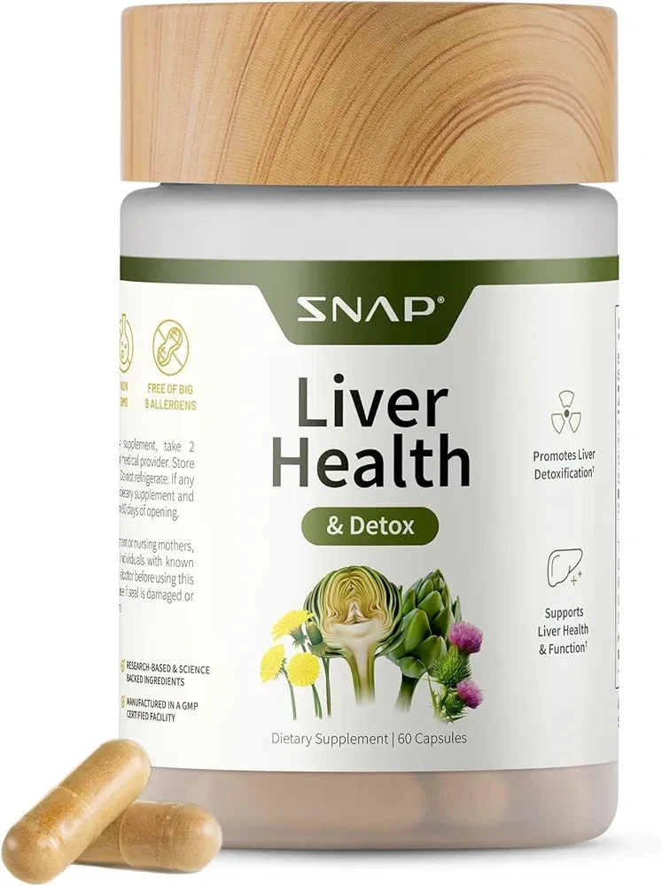 Snap Supplements Liver Cleanse Detox & Repair Capsule - 60 Count