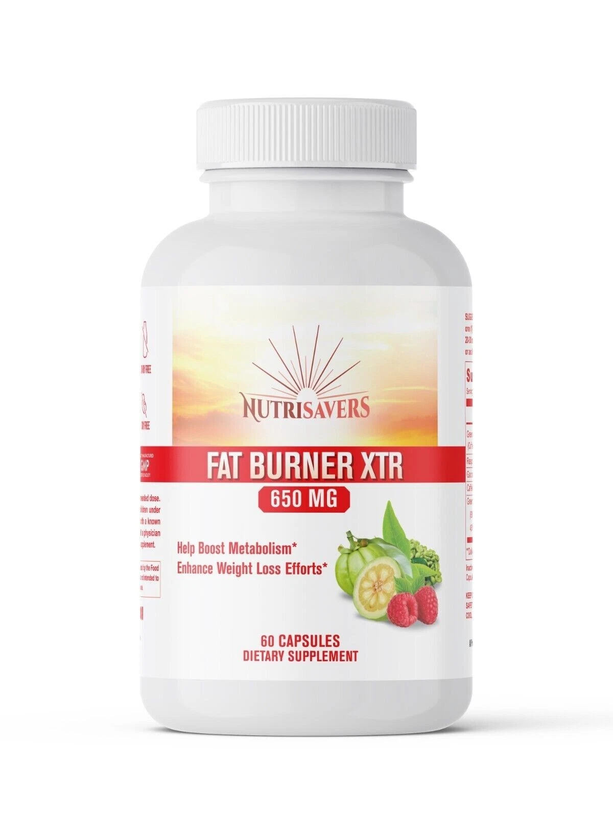 Fat Burner XT Blend Naturally Increase Energy, Help Boost Metabolism, 60 Cap