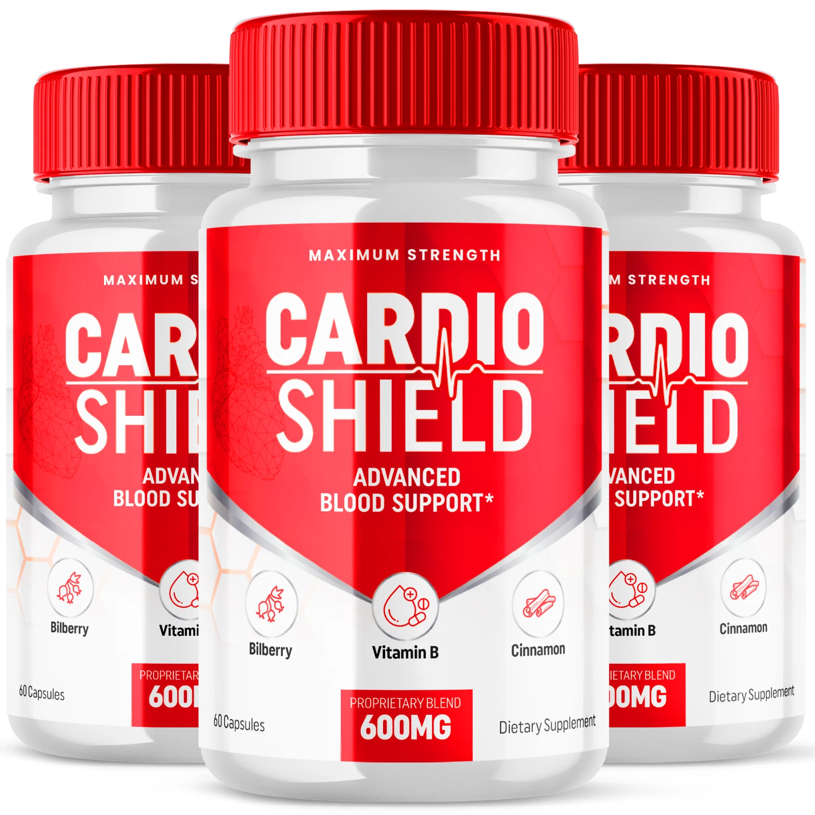 Cardio Shield Support Pill Advanced Glycogen Max Support Supplement 180 Capsules