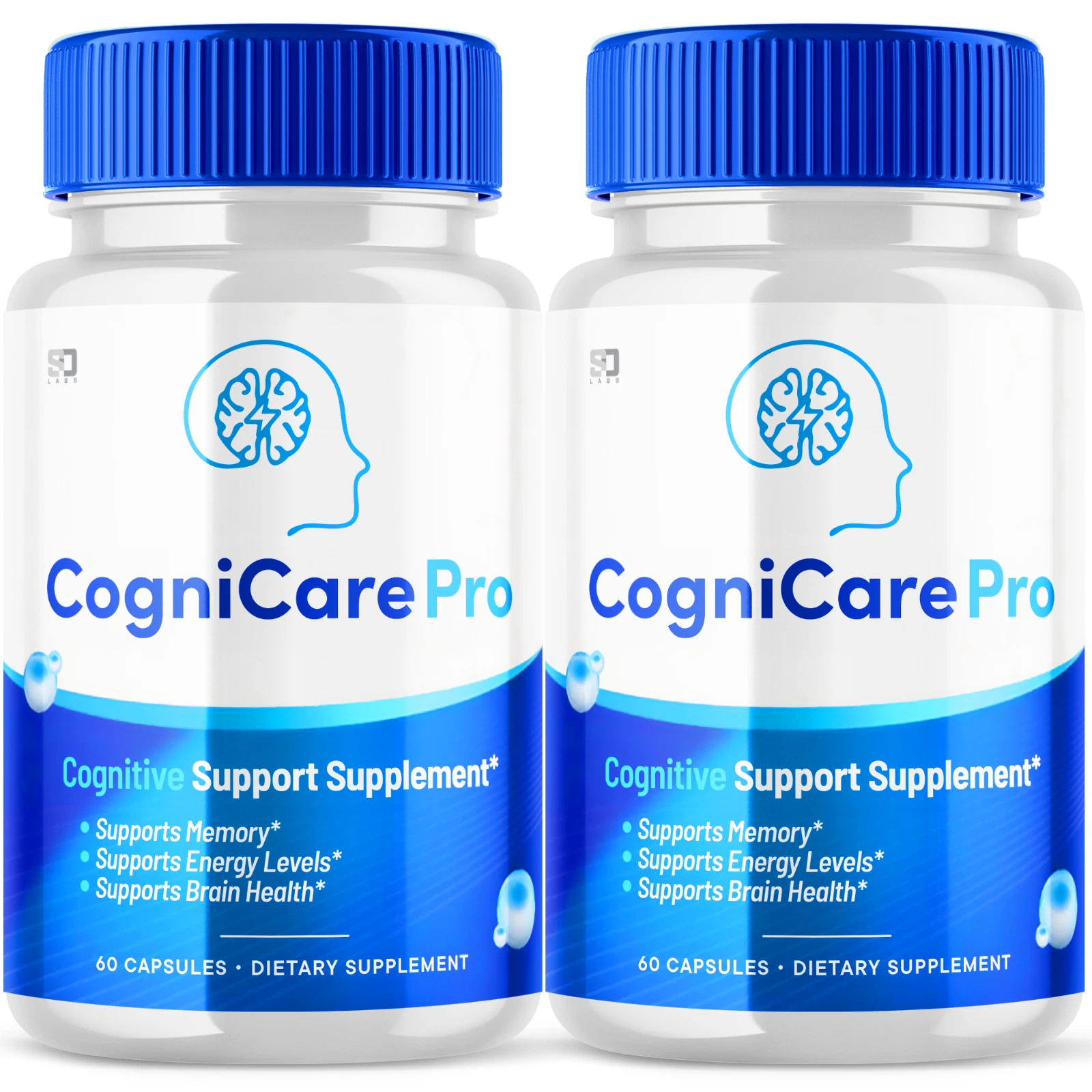 CogniCare Pro Brain Booster Pills Supports Brain Fog & Memory Loss (2 Pack)