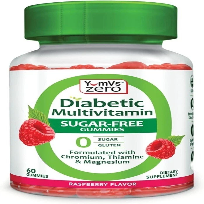 YUMVS ZERO DIABETIC MULITIVITAMIN GUMMY 60 CT