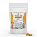 TURMERIC 100% Organic CURCUMA LONGA CURCUMIN Tumeric Root Powder 100 Capsules