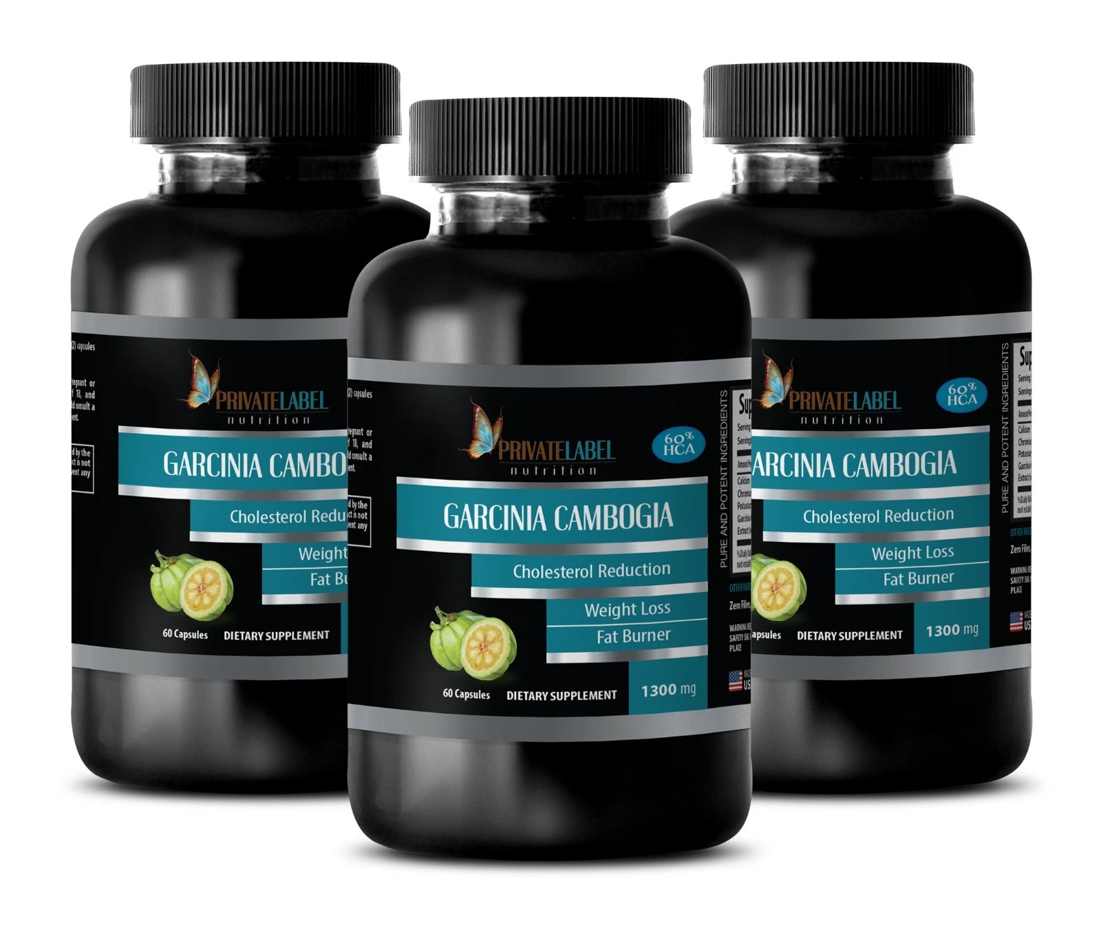 100% Pure Garcinia Cambogia Extract - 180 Capsules Ultra High Strength