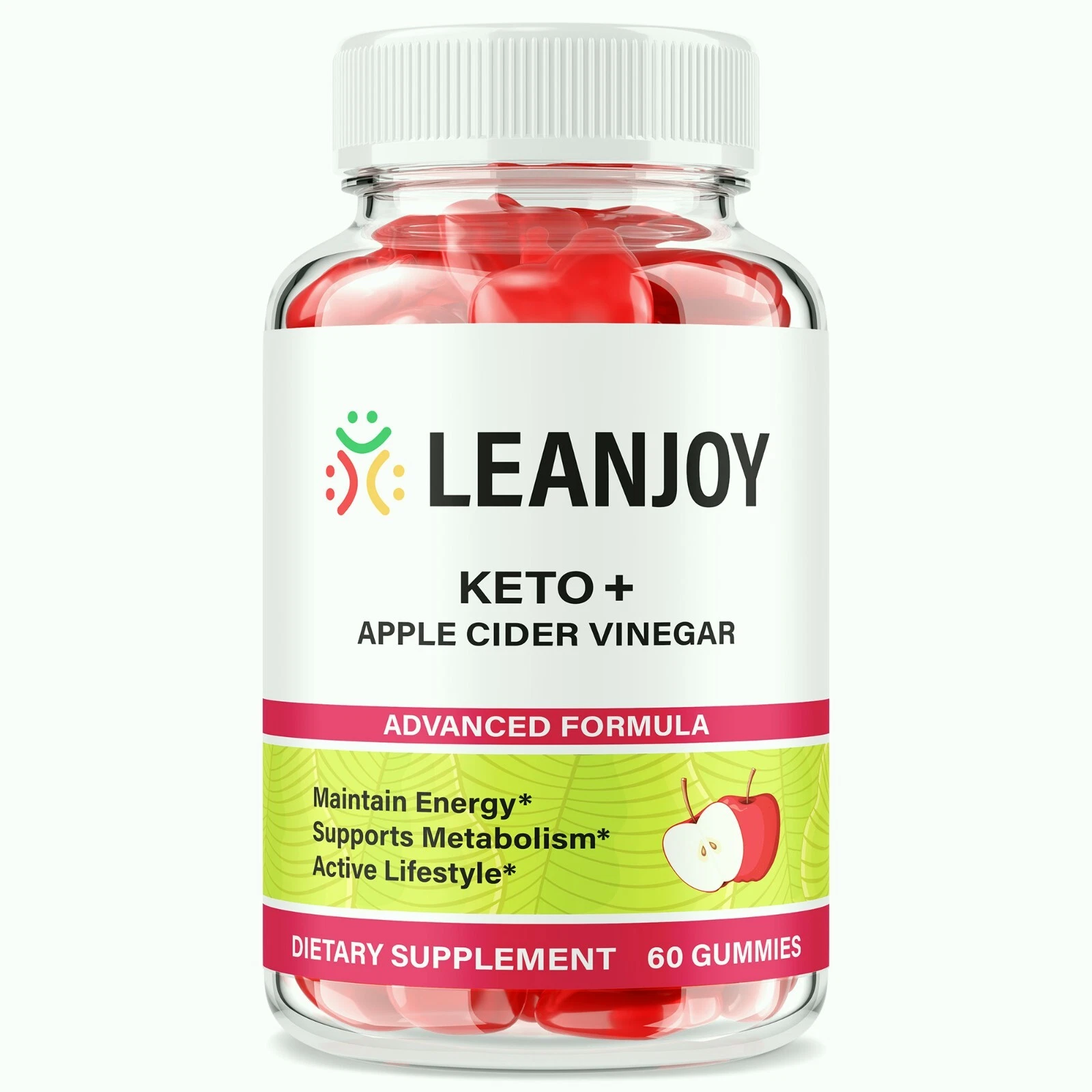 Leanjoy Keto ACV Gummies, Advanced Formula for Weight Loss & Overall Health 60ct