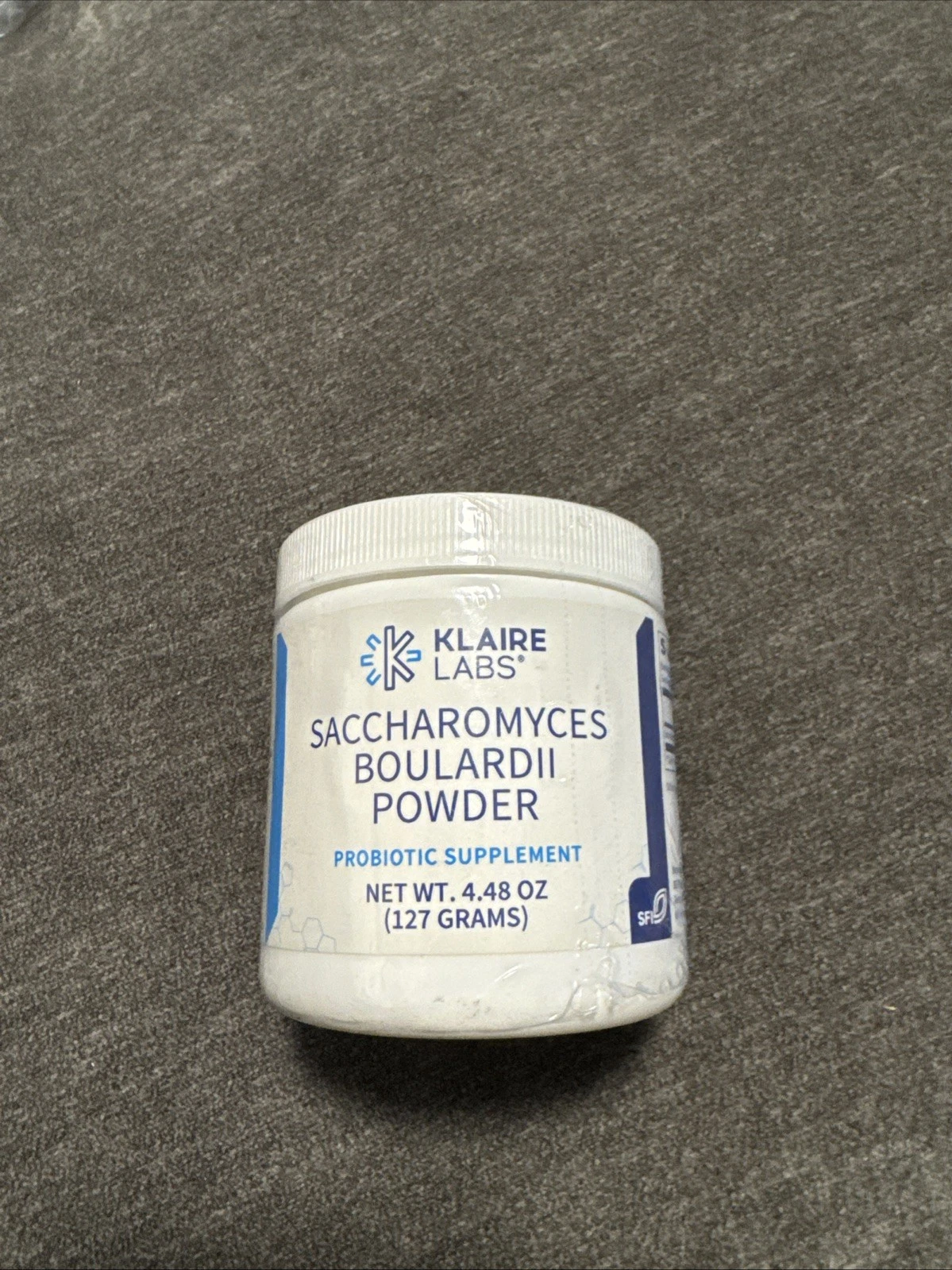 Klaire Labs Saccharomyces Boulardii Powder Probiotic 127 grams 4.48 oz EXP 5/26