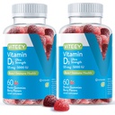 Vitamin D3 Gummies for Adults & Teens - 5000 IU 125mcg Ultra Strength - Joint...