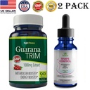 Guarana Extract Metabolism Booster Supplements & Shape Control Weight Loss Drops