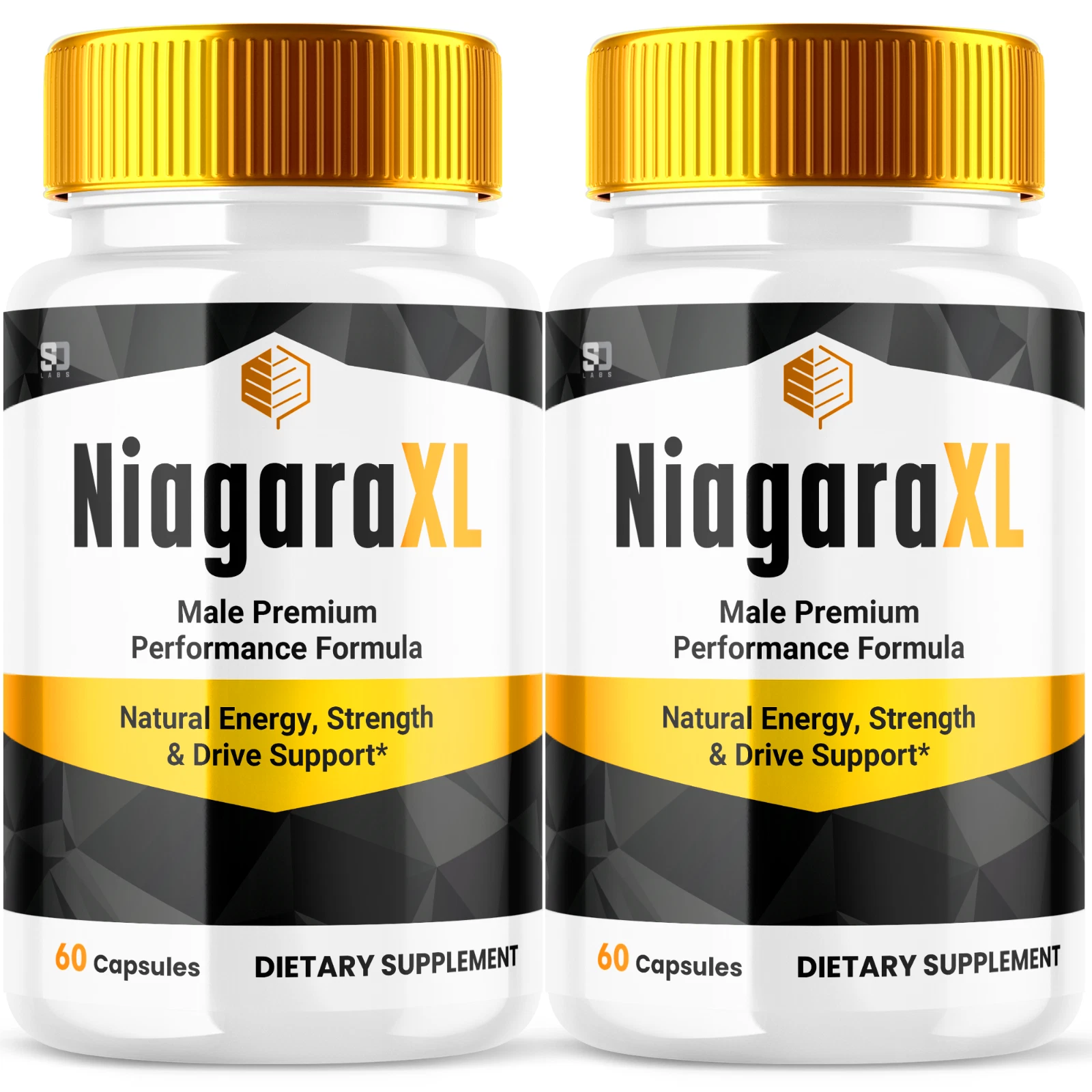 (2 Pack) Niagara XL Male Pills, Maximize Energy, Vitality & Stamina 120 Capsules