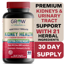 Kidney Support Restore Cleanse Detox Flush 705mg Capsule w Cranberry for UTI