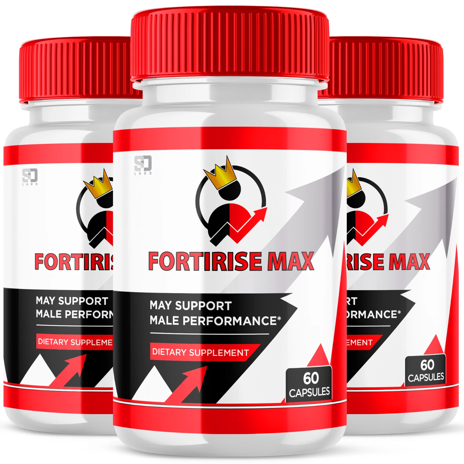 (3 Pack) Fortirise Max Pills, Maximize Energy, Vitality & Stamina 180 Capsules