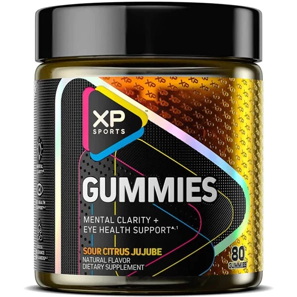 XP Sports 80 Gummies Enhanced Mental Clarity Gaming Energy Optimum for Gamers
