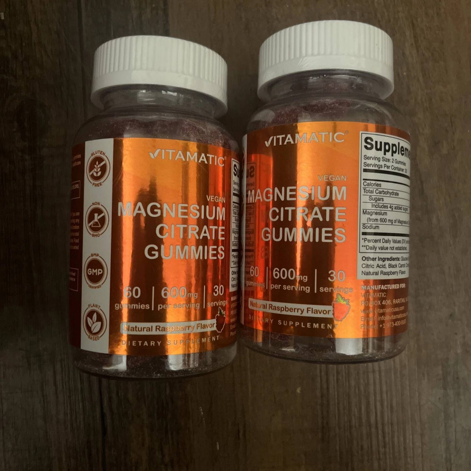 Vitamatic Vitamin D3 Gummies - 5000 IU - 60 Gummies - Great Taste 2 Pack