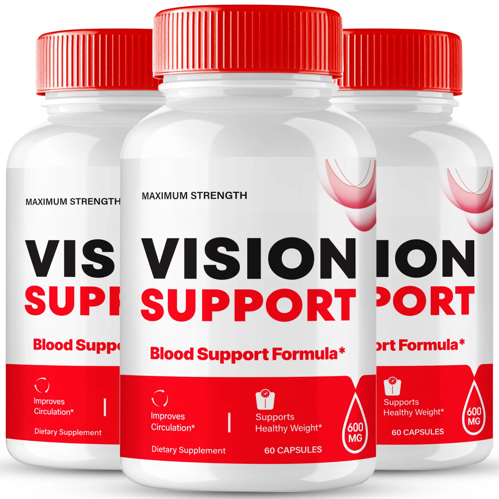 (3 Pack) Vision Support Eye Health Capsules for Healthy Vision and Eye Function