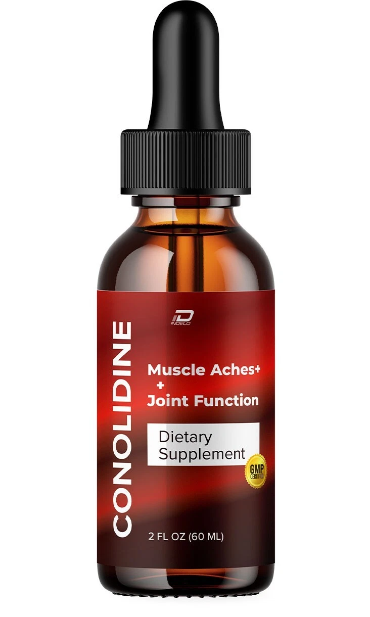 Conolidine for Pain Drops - Conolidine Joint Support Reliever, 1 Month Supply