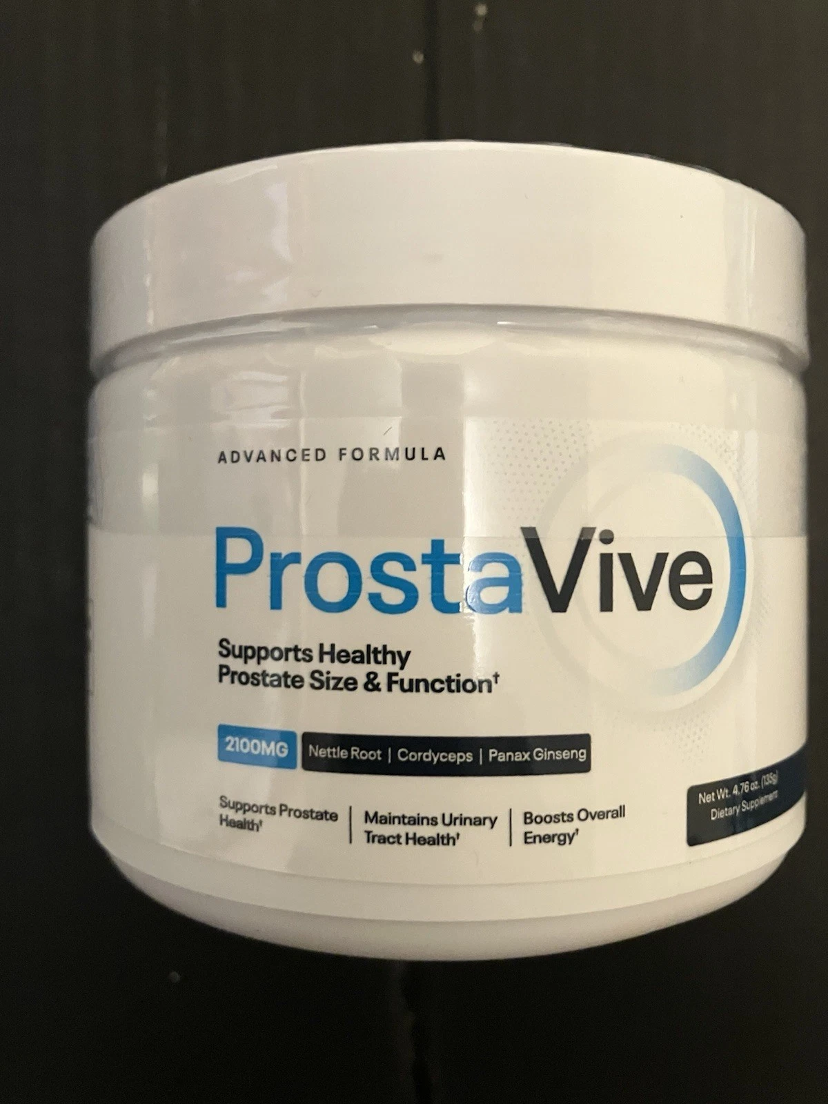 1 jar 4.76 oz Prostavive’s powder drink to support prostate health