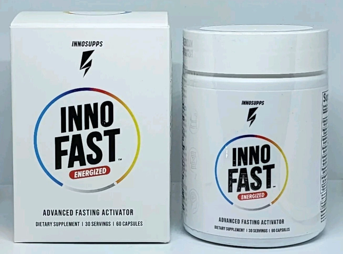 InnoSupps Inno Fast Energized Advanced Fasting Activator 60 Capsules New Sealed