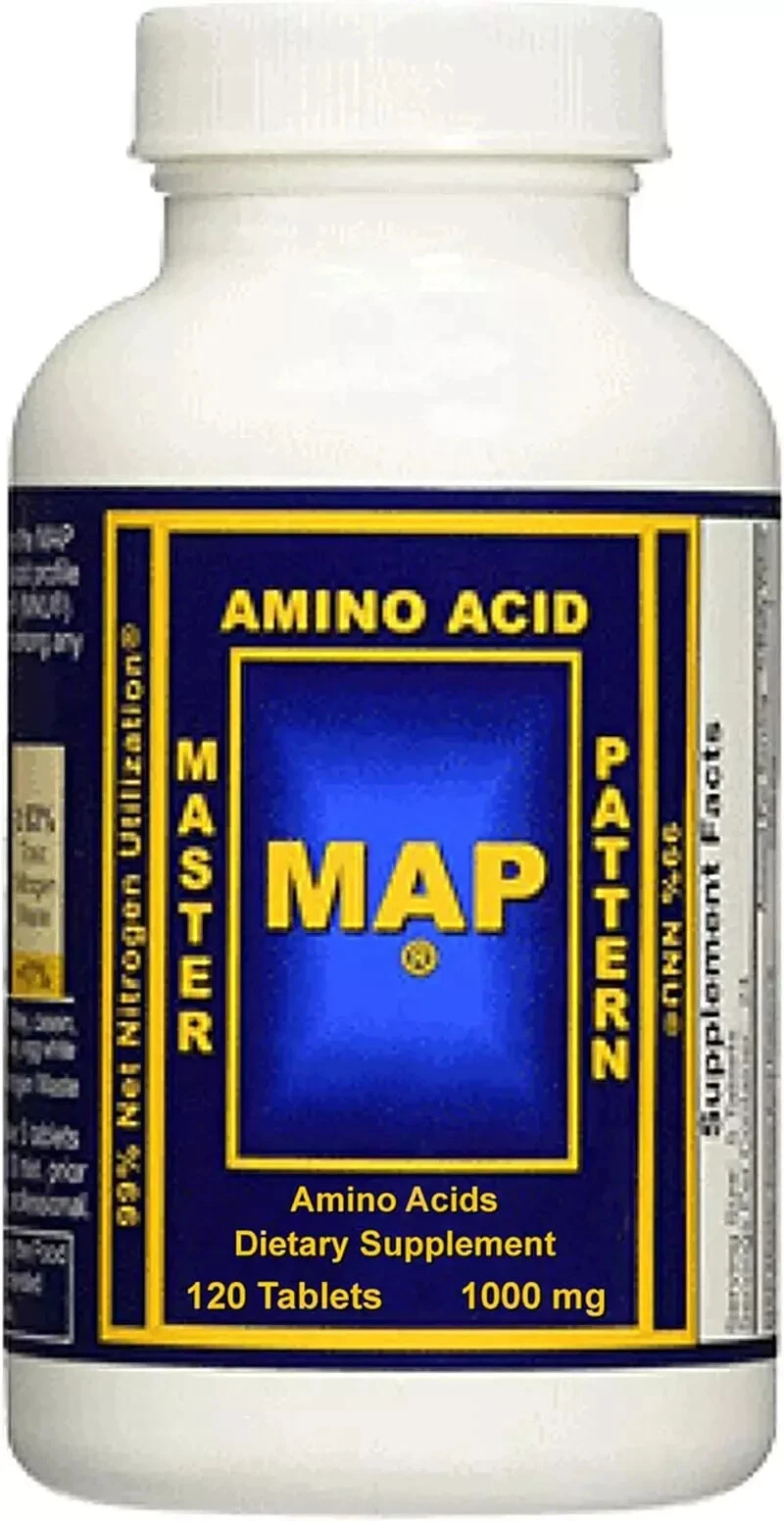MAP Master Amino Acid Pattern 120 Tablets WORLD'S BEST MUSCLE BUILDING PROTEIN