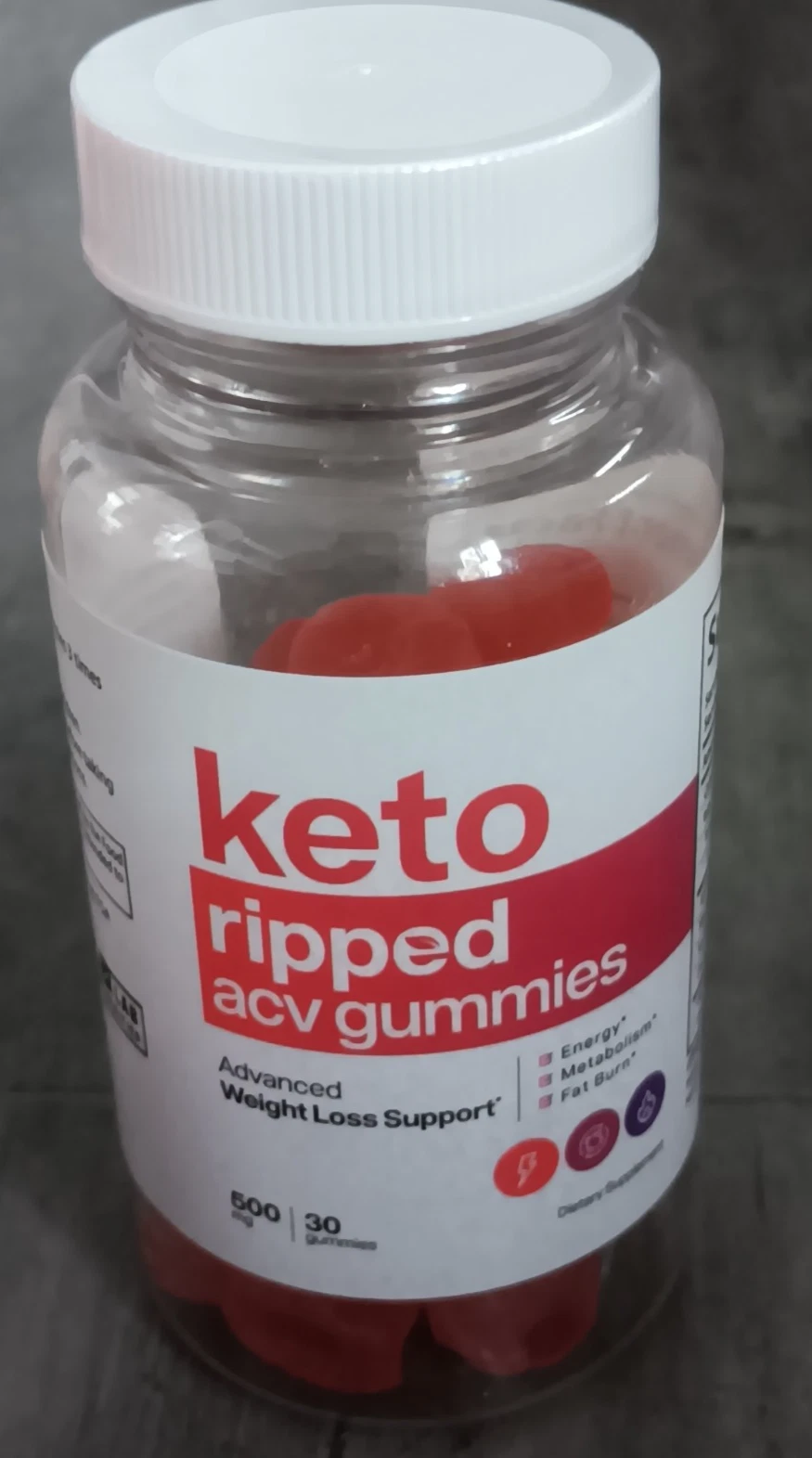 Keto Ripped ACV Gummies Advanced Weight Loss Support 30 Gummies