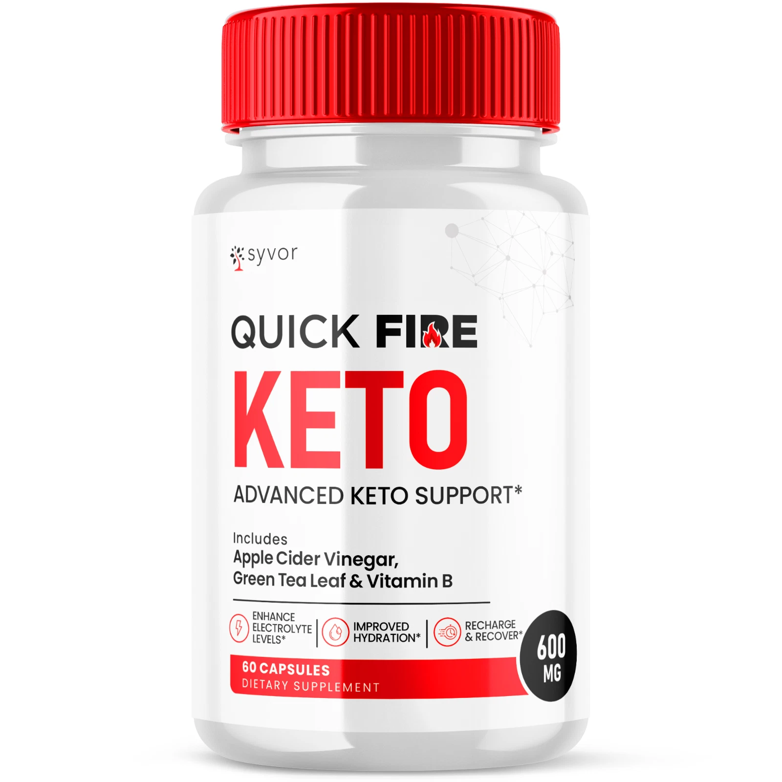 Quick Fire Keto Pills Advanced Weight Loss Support Maximum Strength 60 Capsules
