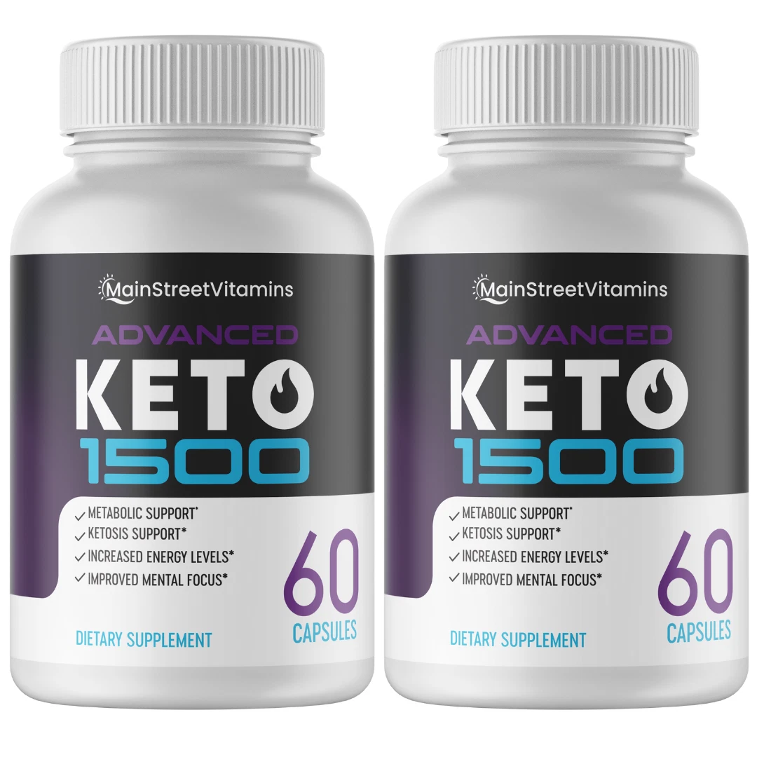 Advanced Keto 1500 Weight Loss Diet Pills goBHB - 60 Capsules - 2 Bottles