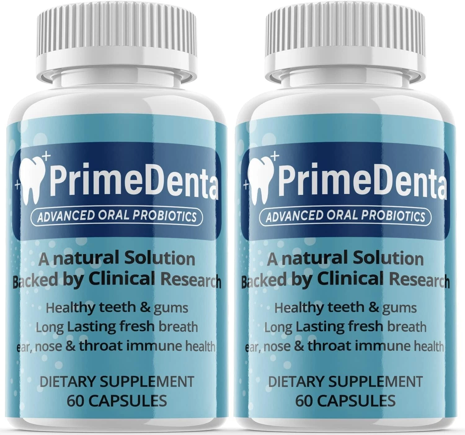 2 - Prime Denta Oral Probiotic - Dietary Supplement Pills For Teeth, Gums Repair